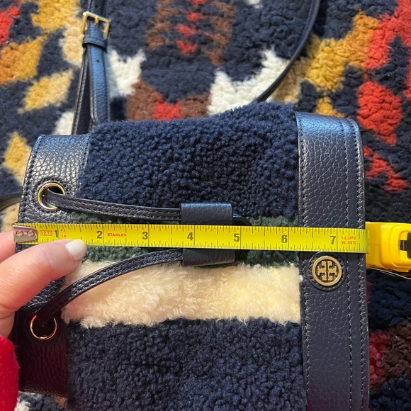 Tory Burch Shearling Bucket - Picture 12 of 13